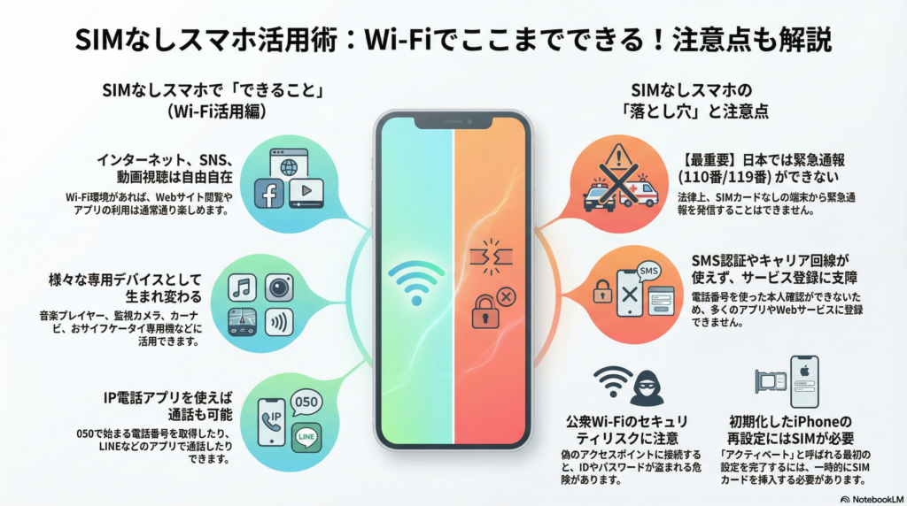 SIMなし活用術