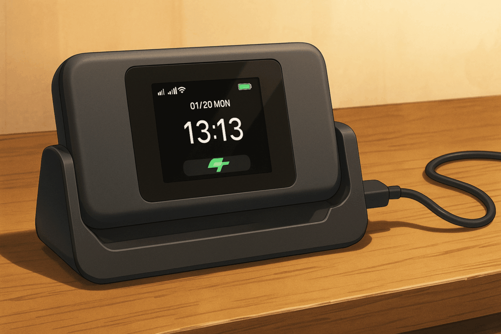 充電中のWi-Fi