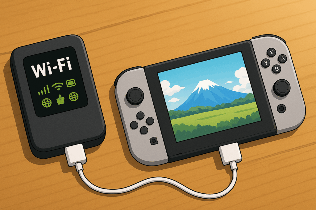 ニンテンドウスイッチとWi-Fiの接続