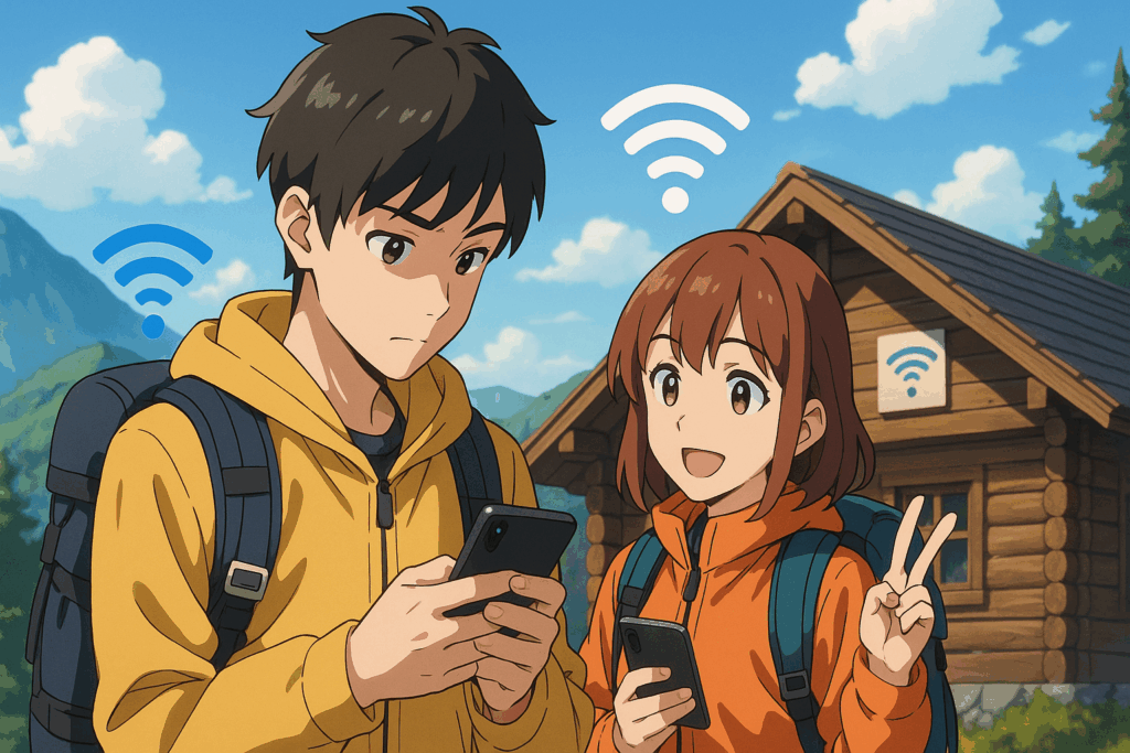 山小屋WiFi