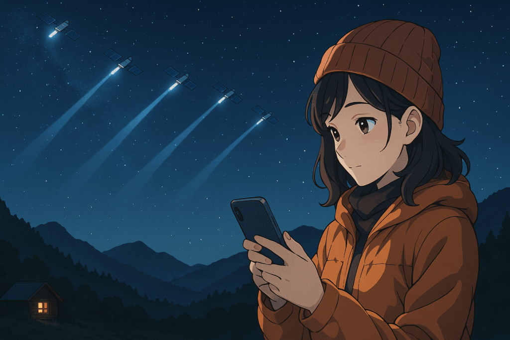 スターリンクによる地上への通信