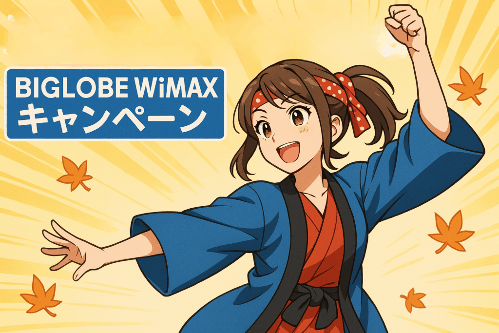 BIGLOBE WiMAXキャンペーン