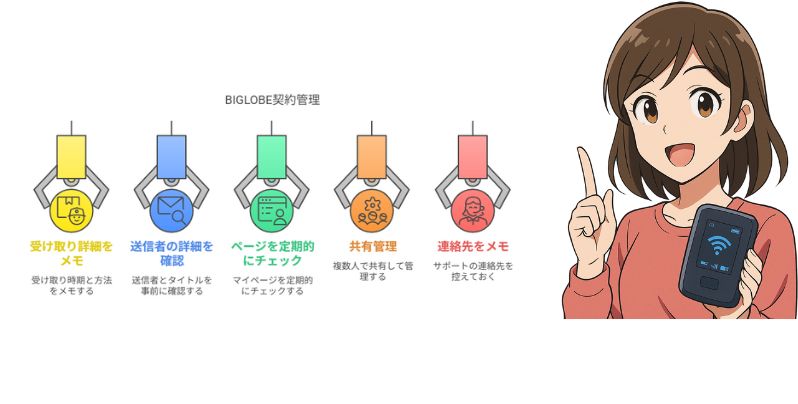 BIGLOBEWiMAXの契約管理