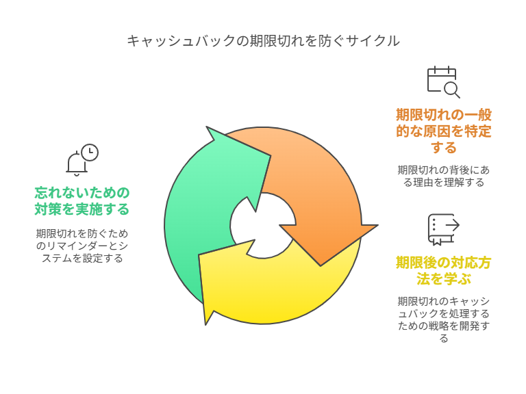 キャシュバッグの期限切れを防ぐ