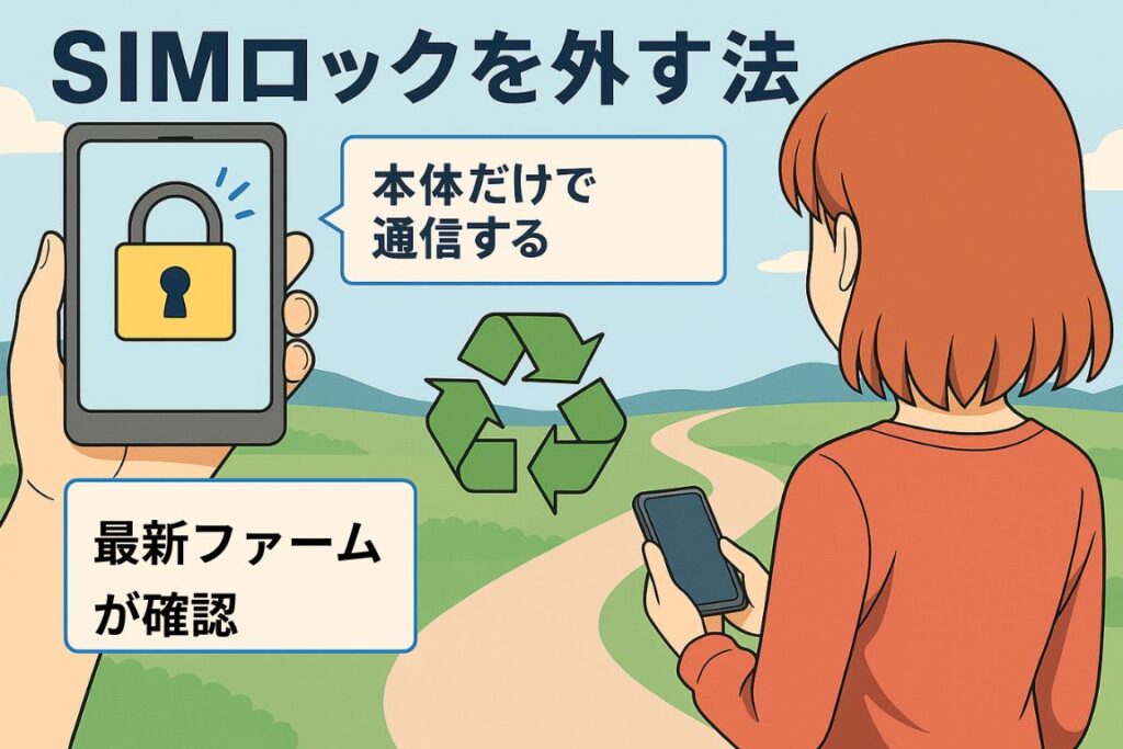SIMフリー & 住所ロックの仕組みの画像