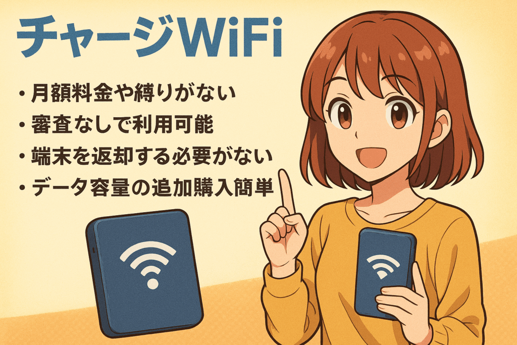 チャージWiFiの特徴