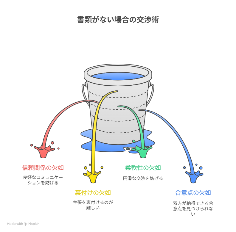 書類がない場合の交渉術
