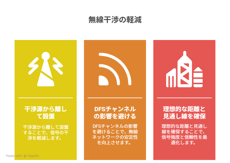 無線干渉の軽減