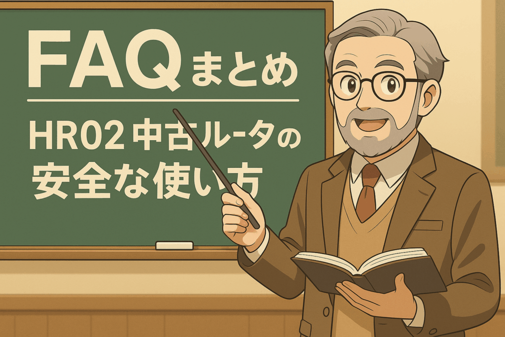 FAQまとめで疑問を分かりやすく説明する画像