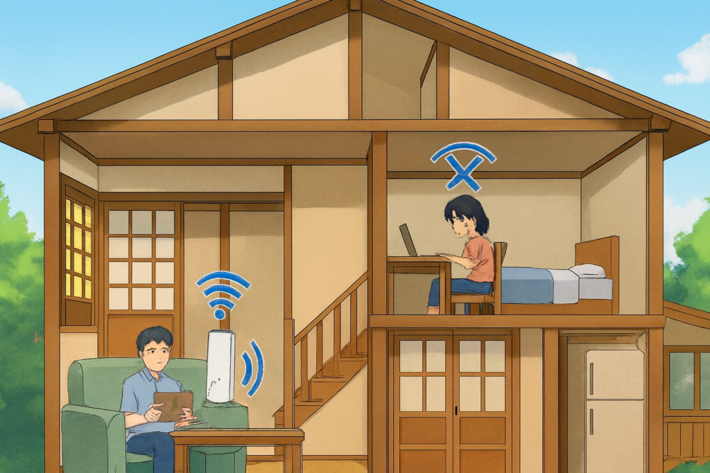 中継器の最大の敵は家の構造