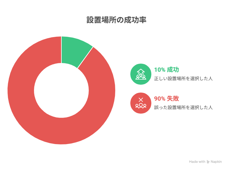 中継器の設置場所