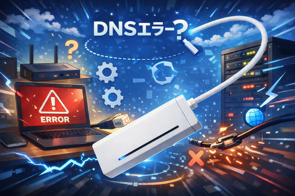 最短手順で直らない時の深掘り(設定・DNS・再接続)