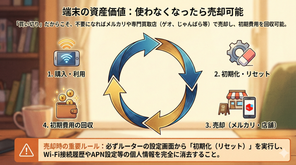 チャージWiFi 使わなくなったら