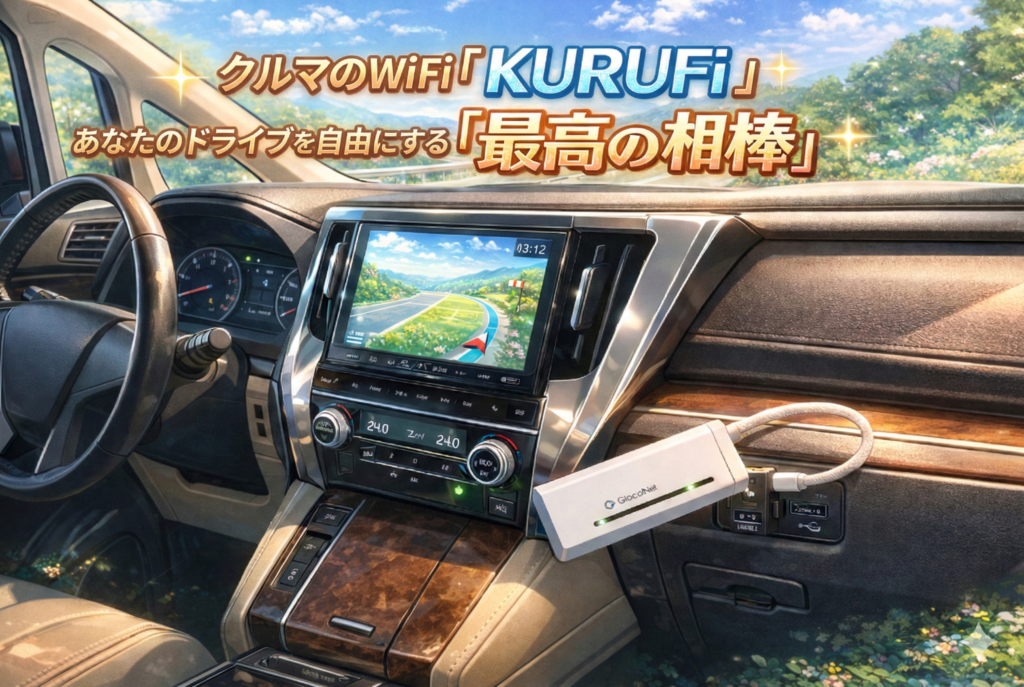 まとめ｜クルマのWiFi「KURUFi」は、「最高の相棒」