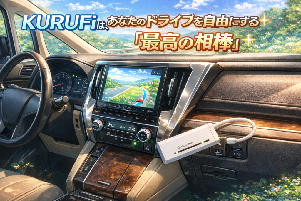 KURUFiは最高の相棒
