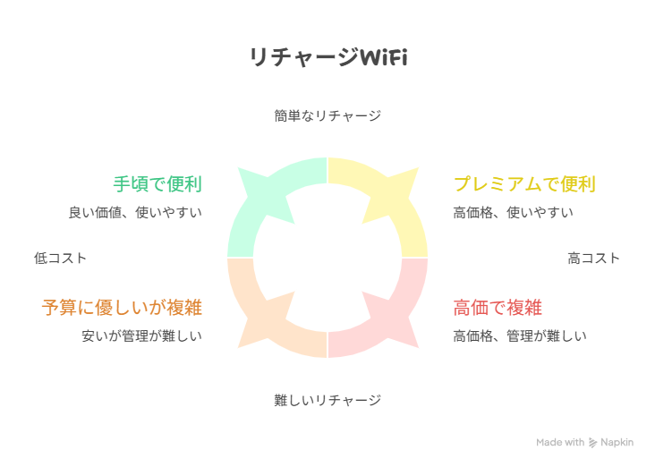 リチャージWiFi評判|料金とチャージ