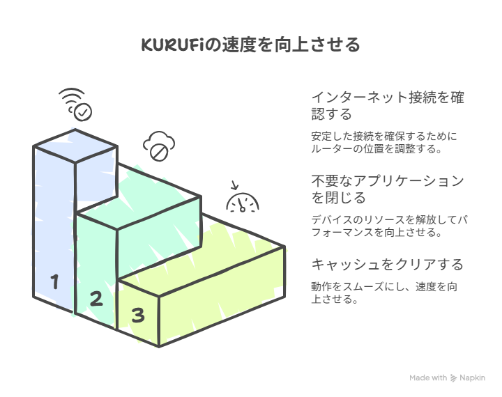 KURUFiの速度を上げるコツ