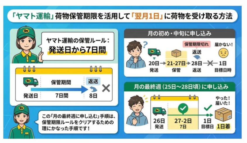 ヤマト運輸荷物保管期限