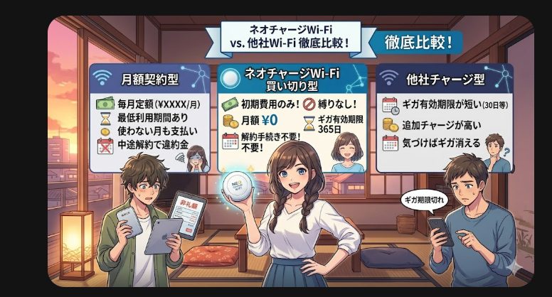 チャージ型Wi-Fiの新常識