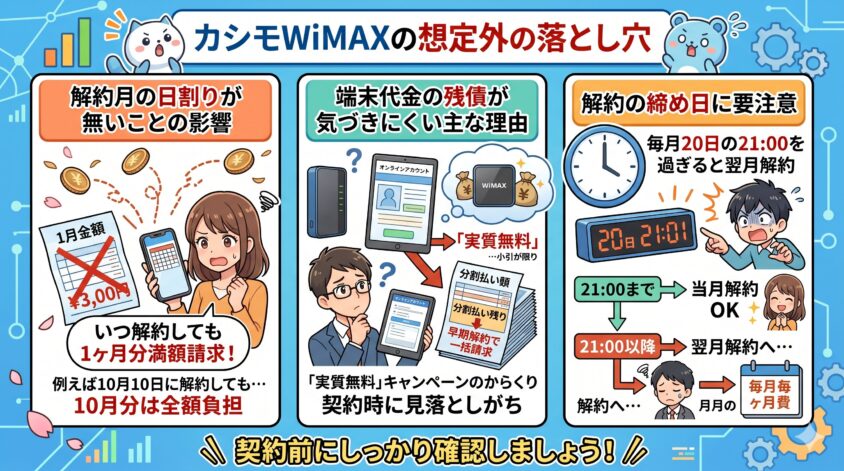 カシモWiMAXの想定外の落とし穴