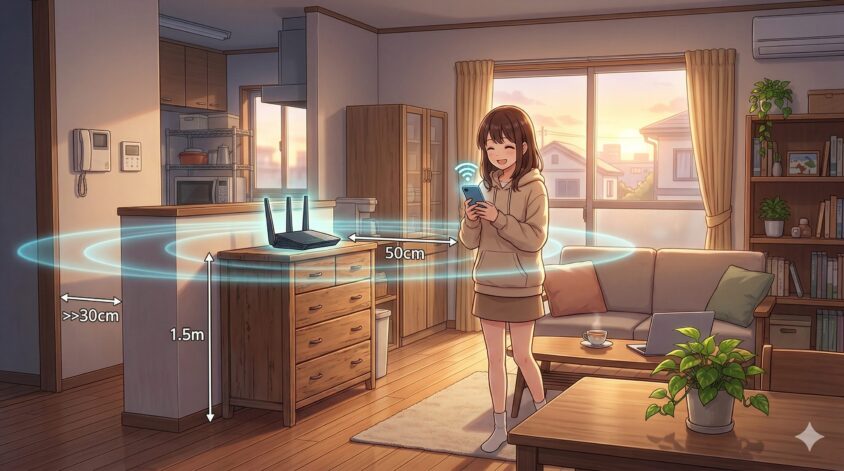 ルーターの最適な設置場所