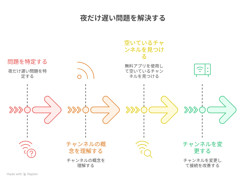 夜だけ遅い問題を解決