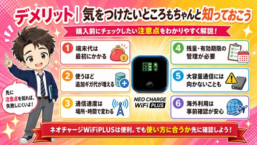 デメリット｜気をつけたいところもちゃんと知っておこう