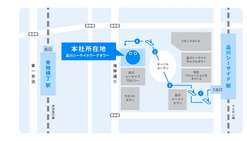 「ビッグローブ株式会社」所在地