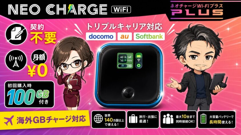 ネオチャージWiFiPLUS