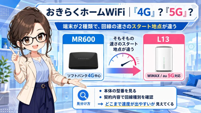 おきらくホームWiFi｜「4G」？「5G」？
