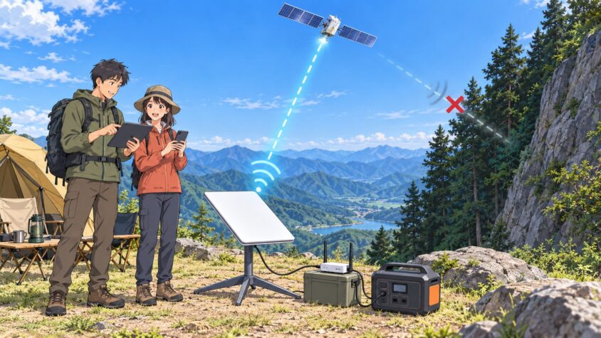 Starlink Roamは山でも使えますか？