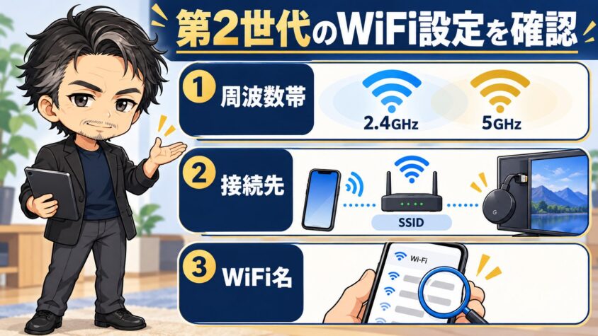 第2世代でまず確認したいWiFi設定