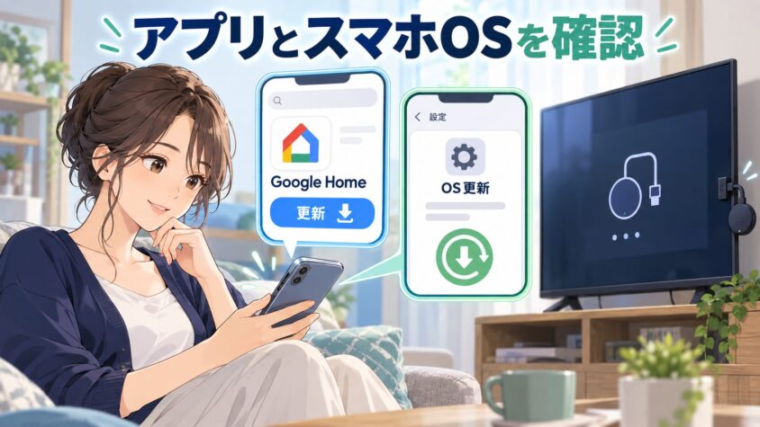 Google Homeアプリ・スマホOSが古い