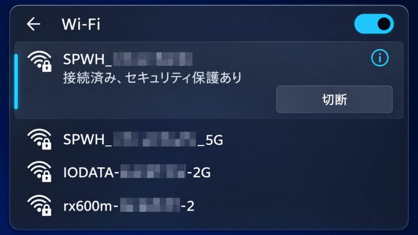 WiFiに接続する