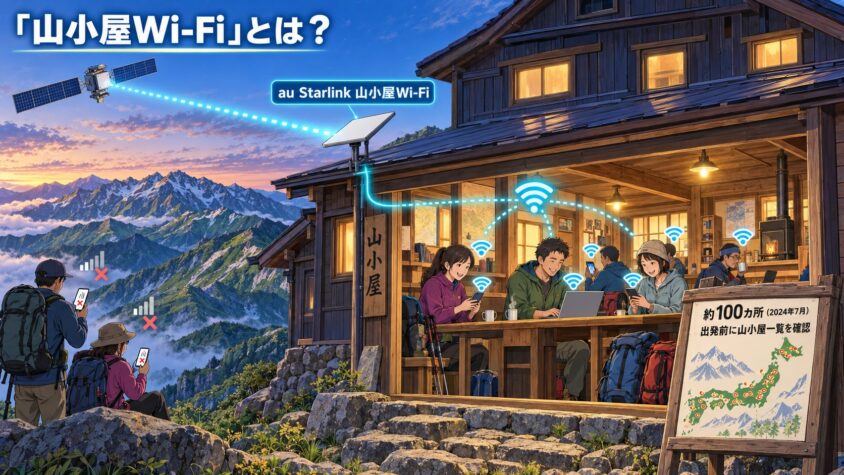 「山小屋Wi-Fi」とは？
