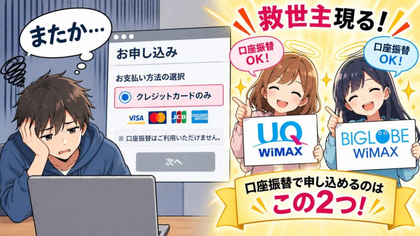 口座振替。拾う神在り