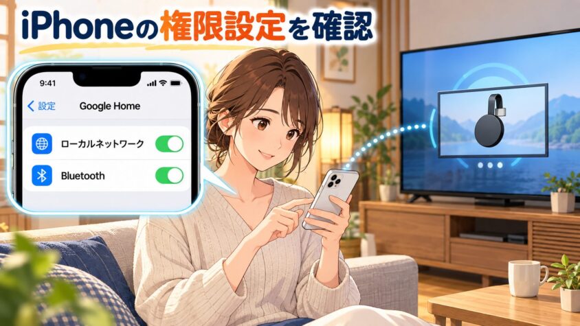 iPhone（iOS）特有の権限設定