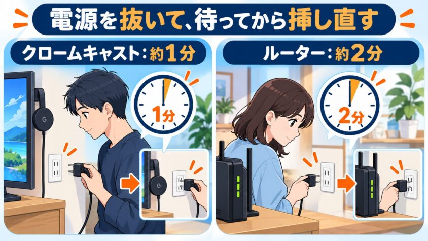 電源を「時間を決めて」入れ直す