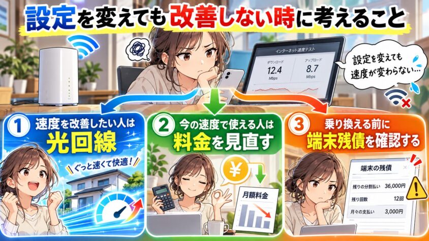 設定を変えても改善しない時に考えること